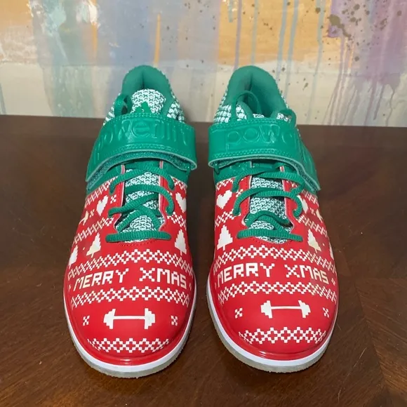 Adidas Powerlift 3.1 Christmas Edition Weightlifting Athletic shoes M 9.5 NWOT