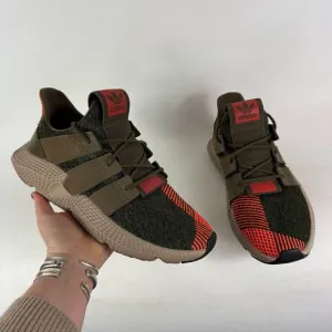 Adidas Prophere Trace Sneakers Mens 10 Olive Green Running Athletic Shoes CQ2127