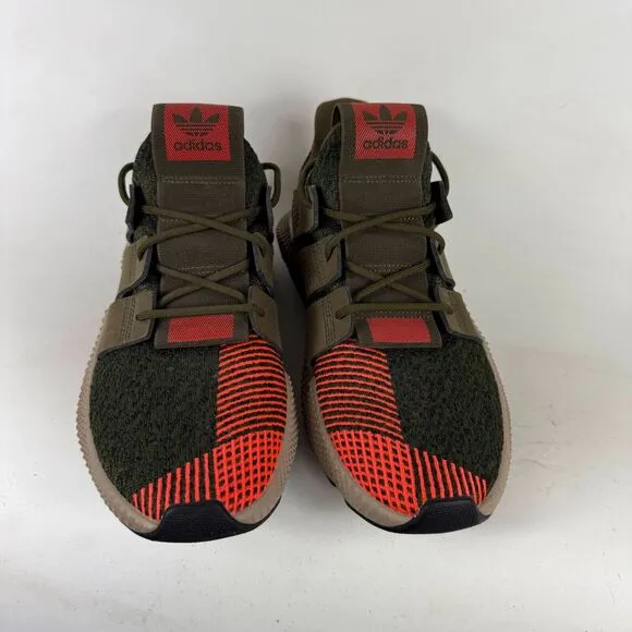 Adidas Prophere Trace Sneakers Mens 10 Olive Green Running Athletic Shoes CQ2127