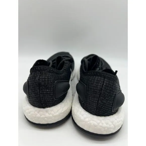 Adidas PureBoost Core Black White Athletic Running Shoes BA8899 Mens Size 8🛒