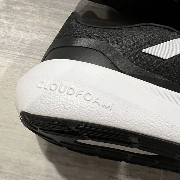 Adidas RunFalcon 3.0 Athletic Running Shoes Black White HQ3790 Men's Size 11.5‎