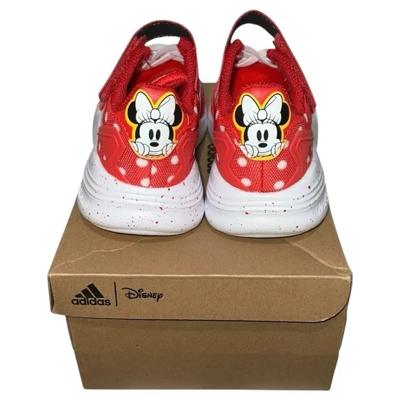 Adidas Shoes Kids Size 12K Red White Disney Nebzed Minnie El K Running