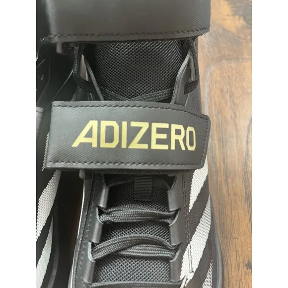 Adidas Shoes Mens Size 10.5 Adizero Javelin Running Spikes Cleats Black IF1162