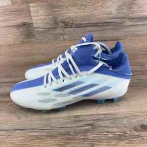 Adidas Size 5.5 X Speedflow.2 FG Soccer Cleats White Blue GW7474