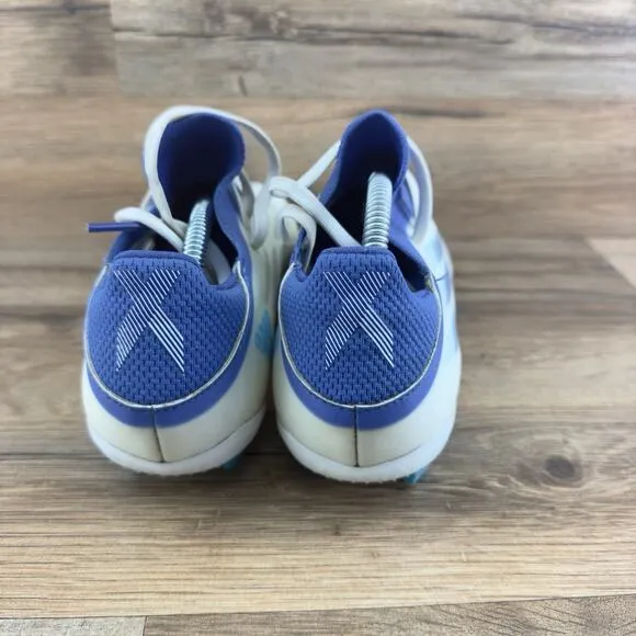 Adidas Size 5.5 X Speedflow.2 FG Soccer Cleats White Blue GW7474