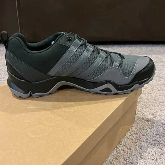 Adidas Terrex AX2R trail hiking shoes sneakers black carbon CM7728 Mens 10.5