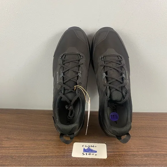 adidas Terrex AX4 GORE-TEX Black Gray Hiking Shoes HP7395 Men’s Sz 11.5