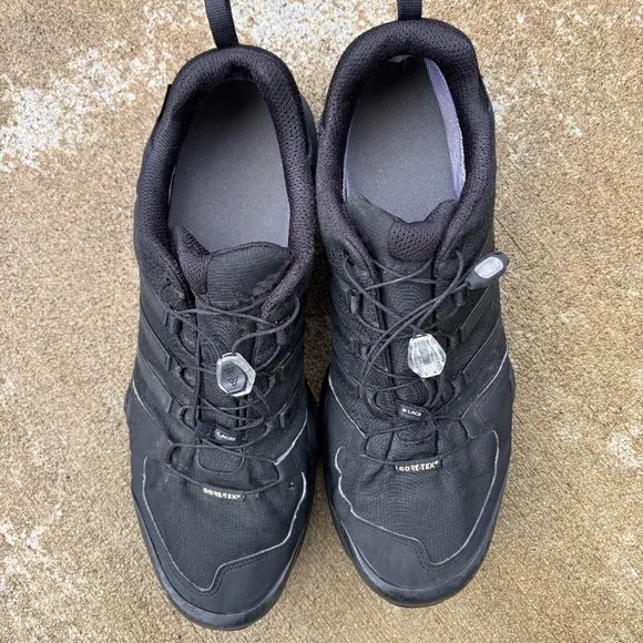 Adidas Terrex Swift R2 Goretex Triple Black CM7492 Hiking Shoes Men's Si…