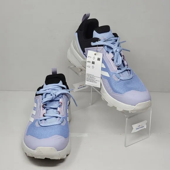 Adidas Terrex Swift R3 Hiking Shoes Purple White HQ1058 Women's Size 9 New