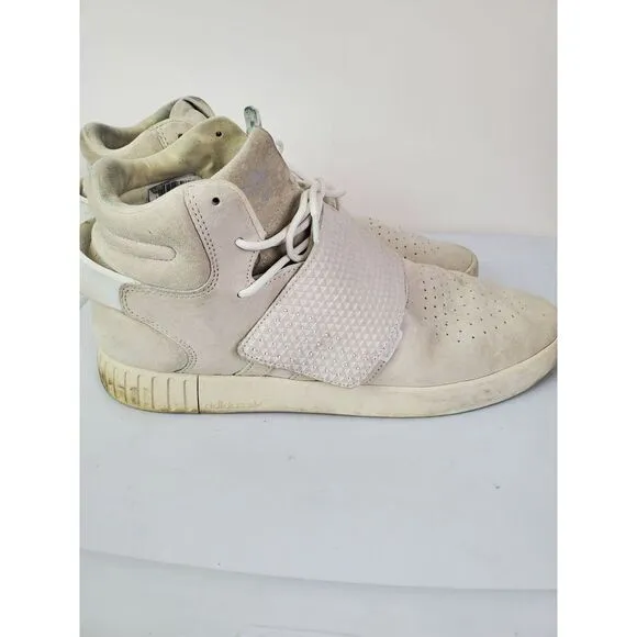 Adidas Tubular Invader Mens White Basketball‎ Sneakers 13