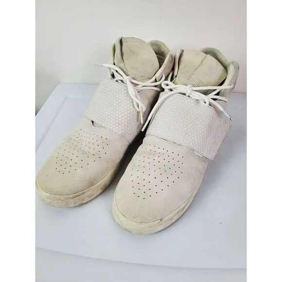 Adidas Tubular Invader Mens White Basketball‎ Sneakers 13