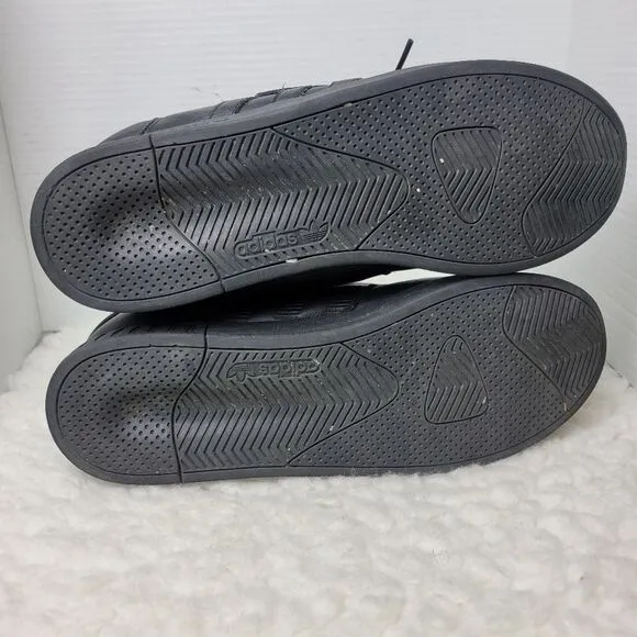 Adidas Tubular Invader Strap Men Size 12 Shoes Black Leather Sneakers BW0871