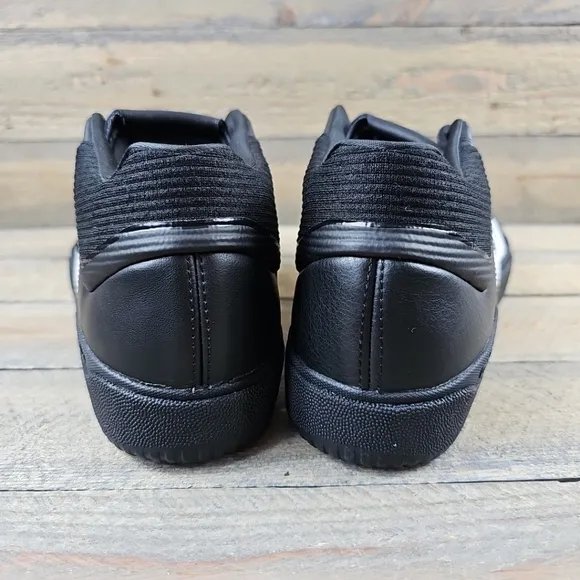 adidas Tyshawn Men's Casual Skate Leather Shoes Core Black White