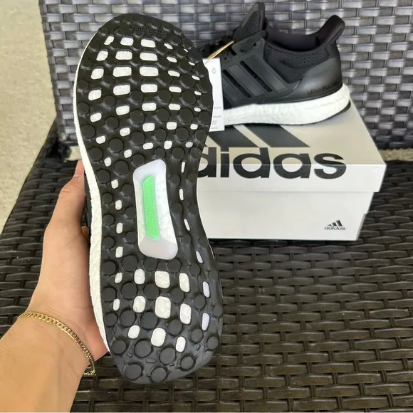 ADIDAS ULTRABOOST 1.0 DOUBLE BLACK - MENS 7 / WOMENS 8.5