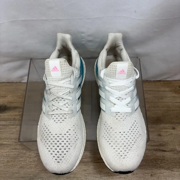 Adidas Ultraboost 1.0 Shoes Women’s Size 9.5 Running Crystal White Blue