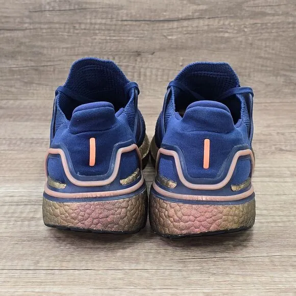 Adidas UltraBoost 20 Men's Size 11 Blue Metallic Copper Running Shoes (FV4394)