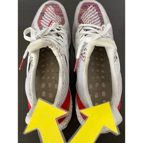 Adidas UltraBoost 2.0 Multi-Color Athletic Running Shoes Men's Size‎ 12.5 Used