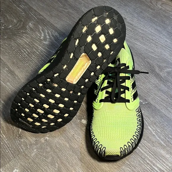 Adidas Ultraboost 20 Neon Green Running Shoes