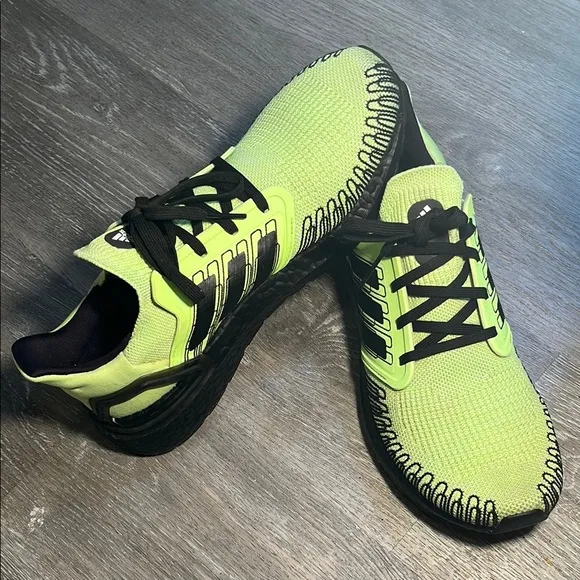 Adidas Ultraboost 20 Neon Green Running Shoes