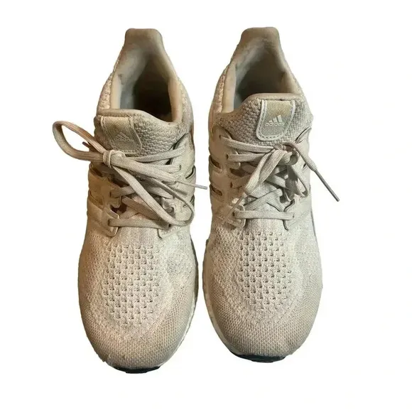 ADIDAS ULTRABOOST RUNNING SHOES TAUPE MENS SIZE 8.5