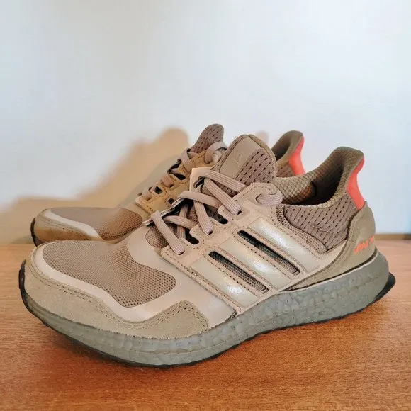 Adidas UltraBoost S&amp;L Running Shoes Kids 4 Mens 4 Womens 5 Raw Khaki