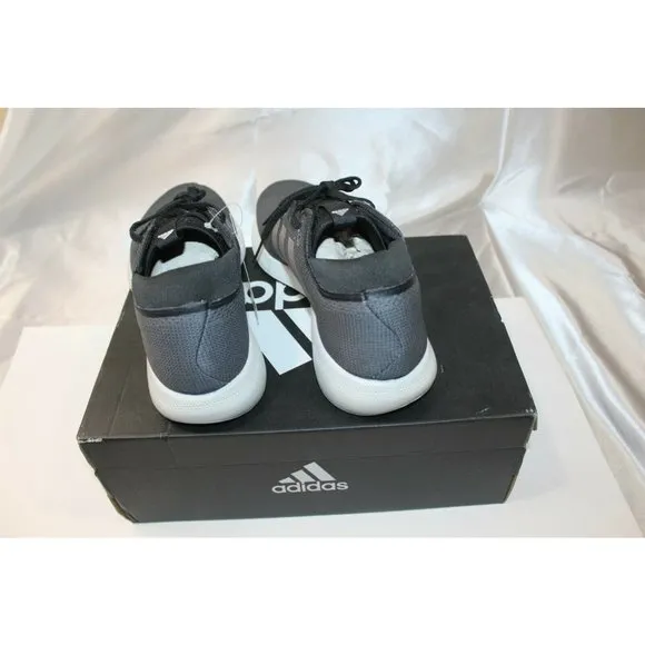 Adidas Women's Edge Flex Running Shoes Grey / Tech Silver Metallic Black SZ 11M