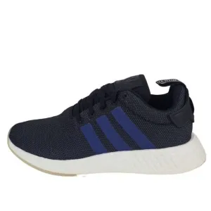 Adidas Women's NMD R2 Sports Sneakers Athletic Shoes Black Blue SZ 9.5