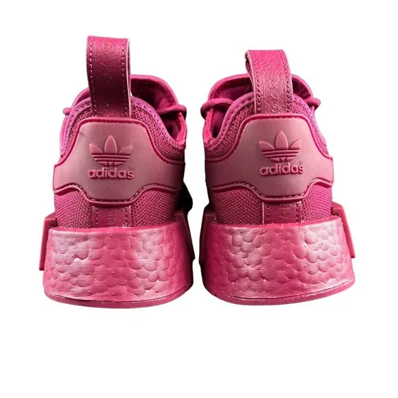 Adidas Women's NMD_R1 Triple Maroon Burgundy Red Running Shoes HP9662 Size 8