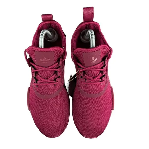 Adidas Women's NMD_R1 Triple Maroon Burgundy Red Running Shoes HP9662 Size 8