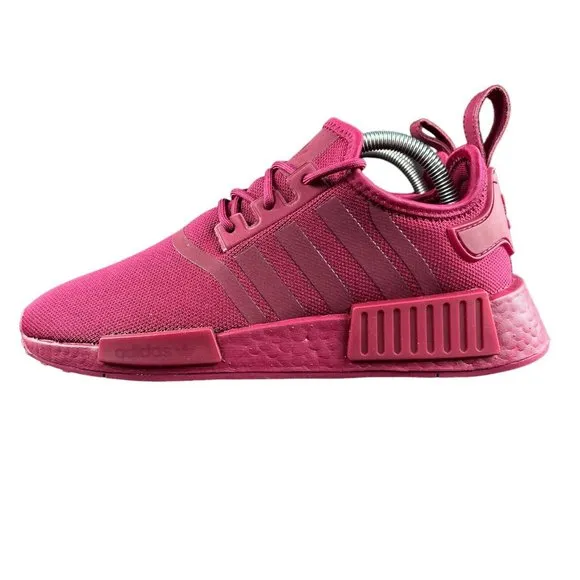 Adidas Women's NMD_R1 Triple Maroon Burgundy Red Running Shoes HP9662 Size 8