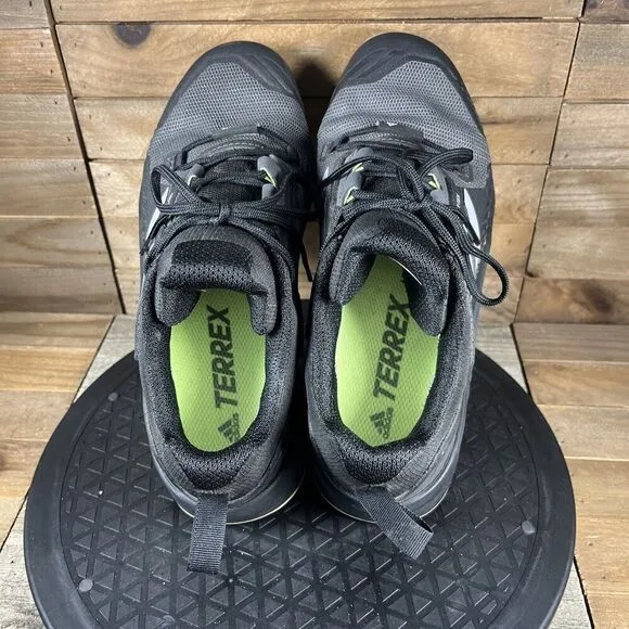 Adidas Womens Sz 6.5 Terrex Swift Hiking Shoes Black GoreTex Outdoors Waterproof