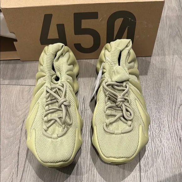Adidas Yeezy 450 Sneakers in Olive Green