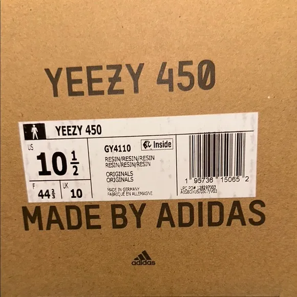 Adidas Yeezy 450 Sneakers in Olive Green