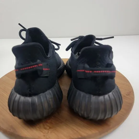 Adidas Yeezy Boost 350 V2 Bred Black Red SPLY Mens Shoes 7.5 -CP9652 Womens 9.5