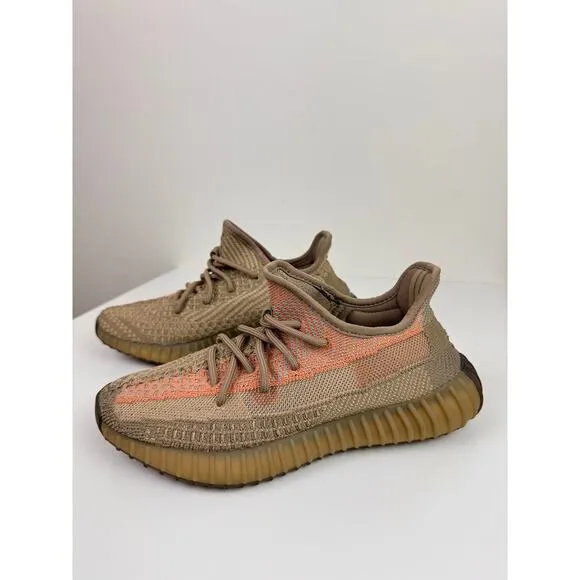 Adidas Yeezy Boost 350 V2 Men's Sneakers 6.5 Sand Taupe Running Shoes FZ5240
