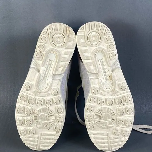 Adidas Z X Flux Torsion Cream  Metallic sneaker shoes womens size 8 (mens 6.5)