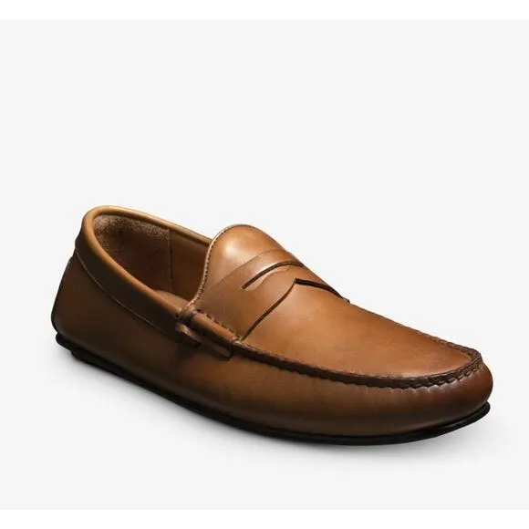 AE by Allen Edmonds Men's size 9 Brown Leather Siesta Key Driving Shoes Loafers