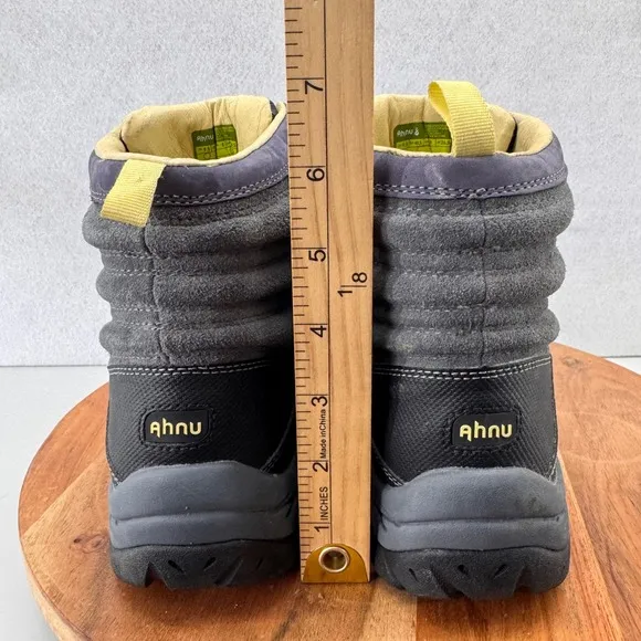 Ahnu Waterproof Hiking Boots Vibram Padded Ankle Purple US 9.5