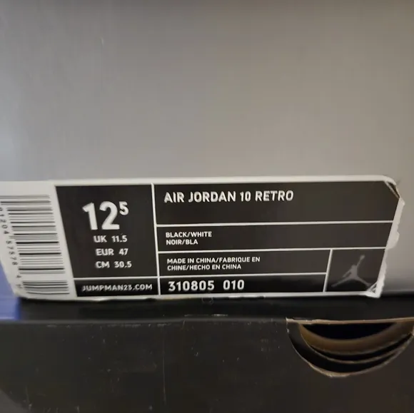 Air Jordan 10 Retro 2005 Stealth