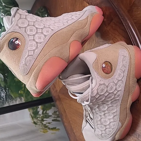 Air Jordan Retro CNY Mens 9 athletic cream sneaker shoes