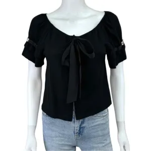 ALBERTA FERRETTI Black 100% Virgin Wool Sweater Cardigan