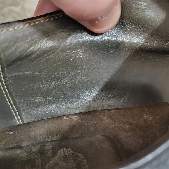 Alden Black Monk Strap Mens Calfskin Leather‎  Dress Shoes Size 9.5 A/C