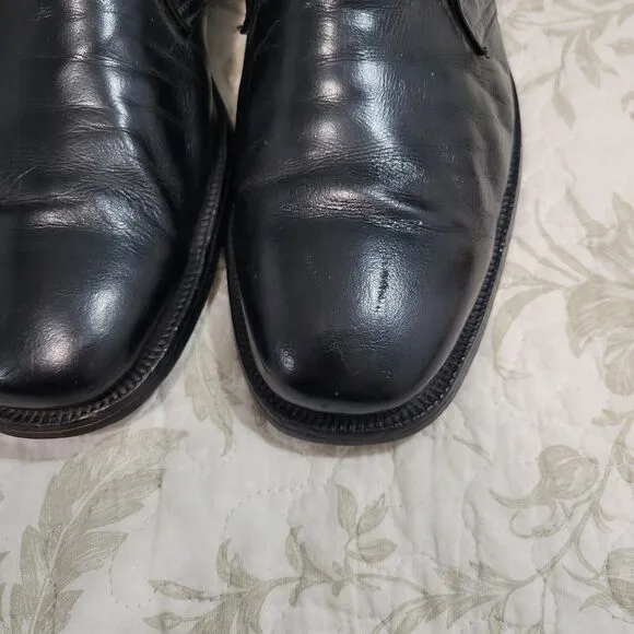 Alden Black Monk Strap Mens Calfskin Leather‎  Dress Shoes Size 9.5 A/C