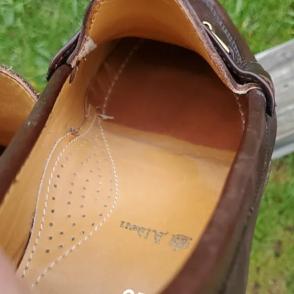Alden Cape Cod Collection Brown Leather Loafers With Horse Bit Detail 8.5 D