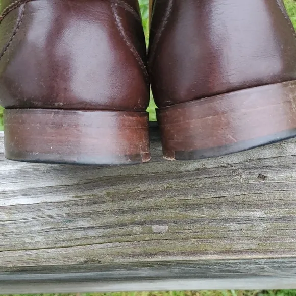 Alden Cape Cod Collection Brown Leather Loafers With Horse Bit Detail 8.5 D