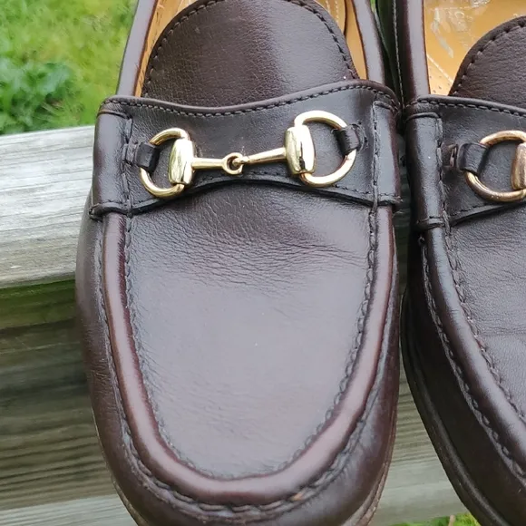 Alden Cape Cod Collection Brown Leather Loafers With Horse Bit Detail 8.5 D