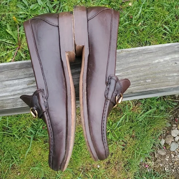 Alden Cape Cod Collection Brown Leather Loafers With Horse Bit Detail 8.5 D