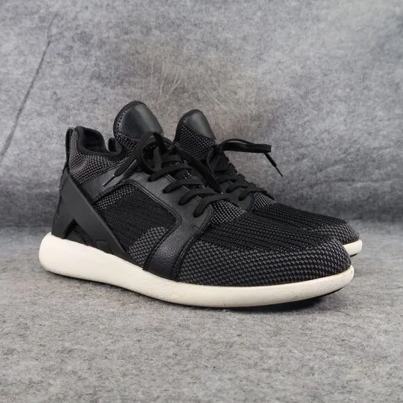 Aldo Shoes Mens 10 Sneakers Derik Athletic Knit Lifestyle Comfort Active Black