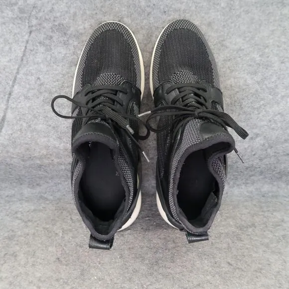 Aldo Shoes Mens 10 Sneakers Derik Athletic Knit Lifestyle Comfort Active Black