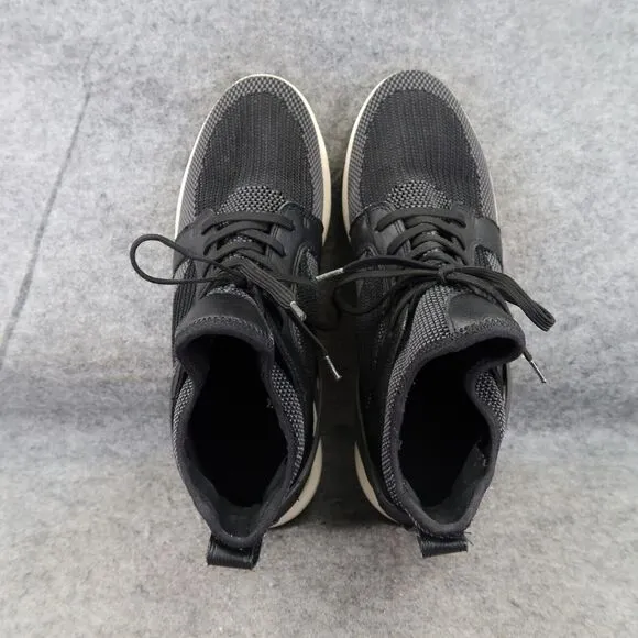 Aldo Shoes Mens 10 Sneakers Derik Athletic Knit Lifestyle Comfort Active Black